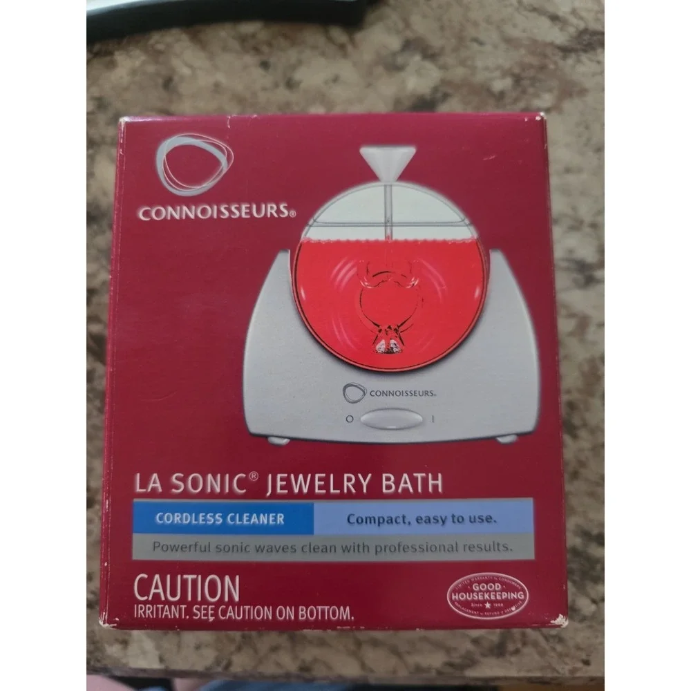 New Connoisesseurs Jewelry Cleaner Sonic Cordless Good Housekeeping Seal